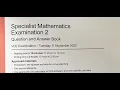 2025 VCE SPECIALIST MATHS EXAM 2 SUGGESTED SOLUTIONS