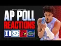 Jon Rothstein reacts to latest AP Top 25: Where does UNC belong? How far should Duke drop?