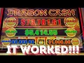 JACKPOT THEORY ON DRAGON CASH WORKED I WANTED TO TRY OUT MY OLD STRATEGY ON THE LOWEST DENOM