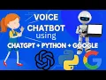Creating a Voice-Enabled Chatbot with OpenAI Python and Speech Recognition Generative AI ChatGPT