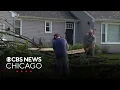 Cleanup begins after severe weather hits Batavia Illinois