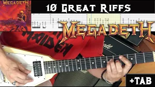 Download 10 Great Megadeth Riffs + TAB MP3