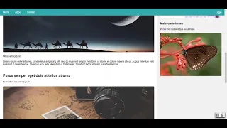 Animated sticky header on scroll in JavaScript Output
