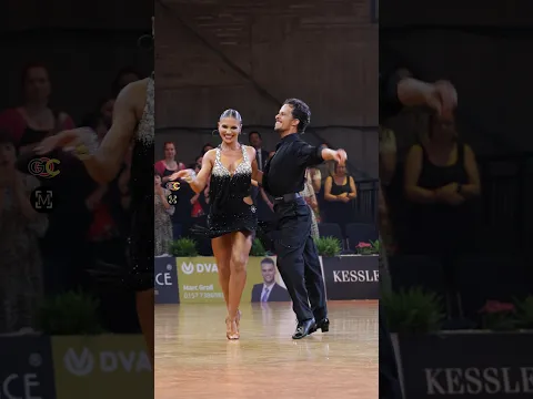 Guillem & Diandra hitting that Post-Final Celebration #dance #latindance #dancesport #goc