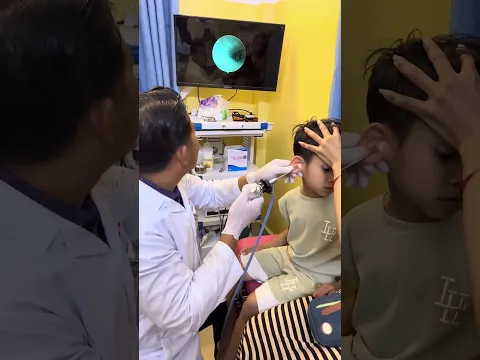 🔥 This Earwax Extraction Is So Satisfying to Watch! #earwaxremoval #shorts