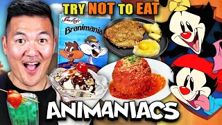 Download Try Not To Eat - Animaniacs (Branimaniacs Cereal, Gold Eggs And Meat, Italian Feast) MP3