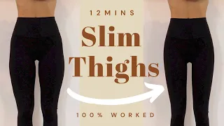 12min slim thighs workout 100 toned inner u0026 outer thigh