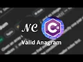 Valid Anagram - NeetCode