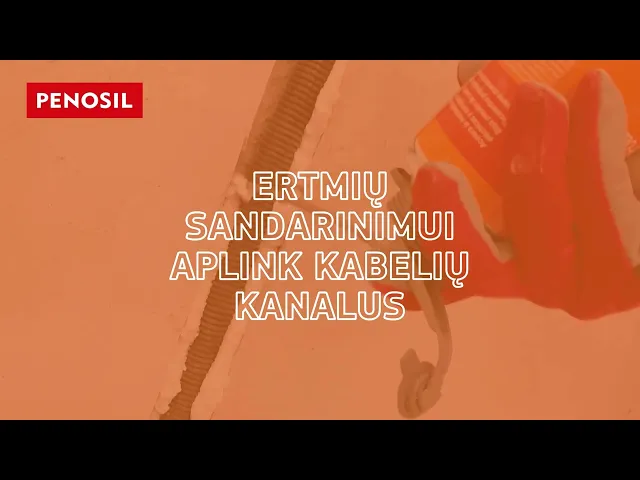 Putos elektros instaliacijai sandarinti PENOSIL ElectroFoam 220V, 750 ml