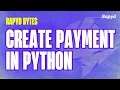 Rapyd Bytes Create a Payment in Python