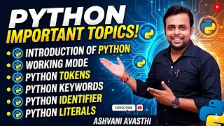 Python Introduction Tokens Keywords Identifier Literals M3-R5 1 Nielit O Level
