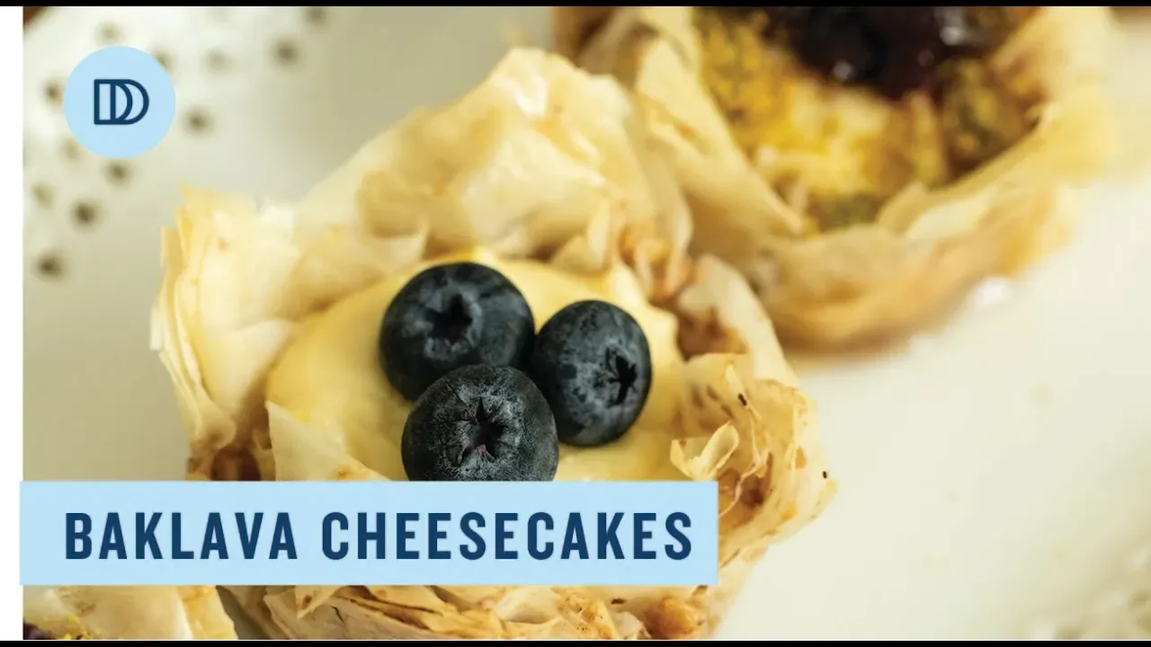 Individual Baklava Cheesecakes/ Rolls