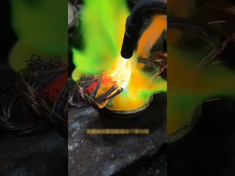 Bracelet made from wasted electricity wire