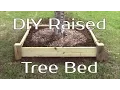DIY Raised Tree Bed or Planter