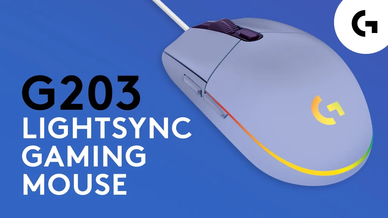 Logitech G203 Lightsync Blanc - Achat Souris Gamer