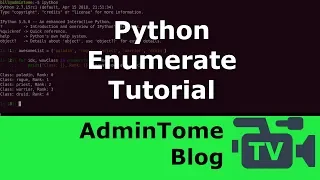 Python Enumerate Tutorial