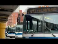 MTA Bus Action at the 165th Street Terminal Q6 Q8 Q9 Q41