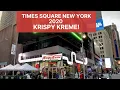 New World s Largest Krispy Kreme Hot Light Times Square New York 2020