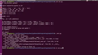 python3 matlibplot gui ValueError could not convert string to float