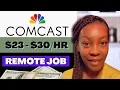 30 HR COMCAST REMOTE JOBS BEST WORK FROM HOME JOBS 2023