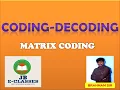CODING-DECODING MATRIX CODING