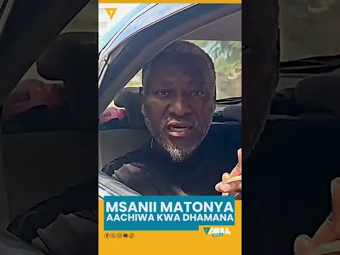 ⚖️ Msanii Matonya Aachiwa Kwa Dhamana Kenya, Atoa Shukrani
