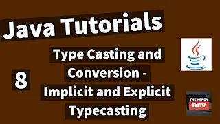 Java Tutorials - Type Casting and Conversion