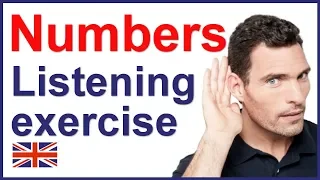 Numbers Listening Exercise English Test 