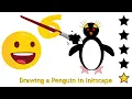 Drawing a Penguin in Inkscape