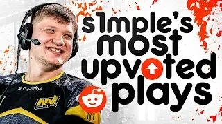 S1MPLE S MOST UPVOTED REDDIT MOMENTS OF ALL TIME INSANE PLAYS