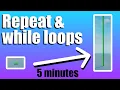 Repeat While Loops 5 Minute Roblox Studio Scripting Tutorial Part 29