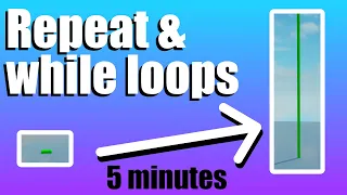 Repeat While Loops 5 Minute Roblox Studio Scripting Tutorial Part 29