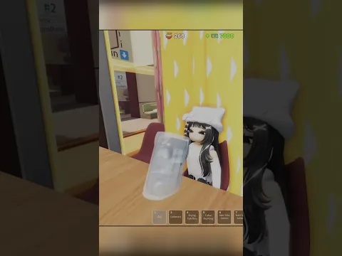 MINUM AIR PUTIH DI ROBLOX, BESAR BANGET! #shorts #youtubeshorts #roblox  #gaming