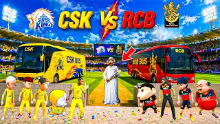 Granny Playing Hide & Seek With CSK vs RCB Team in GTA 5 in Telugu
