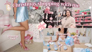 come christmas shopping with me family time diy decor u0026 cute haul