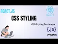 CSS in React JS Inline Internal External CSS Modules React JS Tutorial