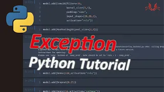 Python Tutorial 56 for Beginners Exception Lativa19