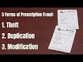 3 Forms of prescription fraud and how to tackle them
