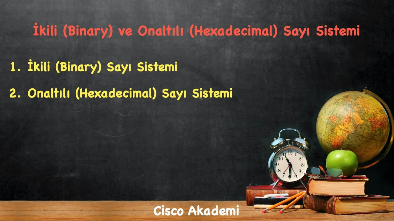 IPv4 ve IPv6 da kullanılan İkili (Binary) ve Onaltılı (Hexadecimal) Sayı Sistemleri | IPv4 | IPv6