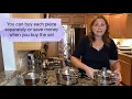 Princess House NEW Stackable Cookware Sets