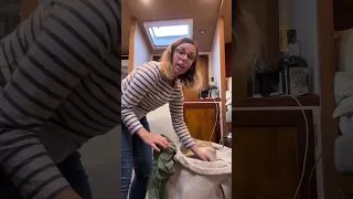 Sail Life #Short – how we do laundry aboard Athena