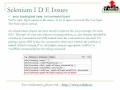 Selenium IDE Troubleshooting