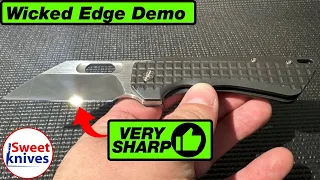 Full Sharpening - EmpEDC Nymble-W Sharpened On Wicked Edge System by Sweetknives