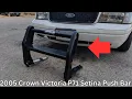 2005 Crown Victoria P71 Setina bumper push bar