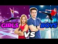 Boys VS Girls Super Ninja Challenge LOSER GETS PIED
