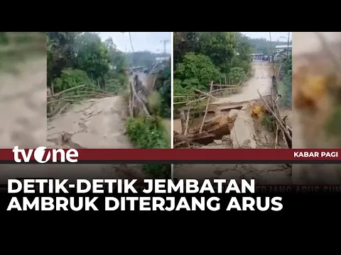 Jembatan Penghubung di Gorontalo Ambruk Diterjang Arus Sungai, Ratusan Keluarga Terancam Terisolir