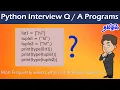 Python Interview Questions in Tamil Be Careful While Coding Tuple