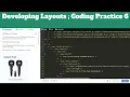 Coding Practice 6 Developing Layouts VR Website Kit Section