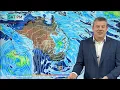 Oz Cold front arrives in WA showers downpours develop between Qld Tas