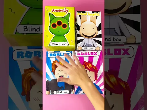 Anomaly BLIND BOX!# #paper #asmr #diy #squishy #craft #blindbag #blindboxopening #roblox x